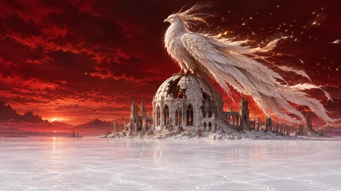 White Phoenix on Salt Cathedral