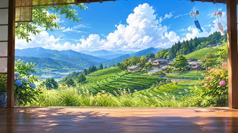 Japanese Veranda Tea Terraces