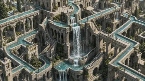 Ancient Aqueduct Water City