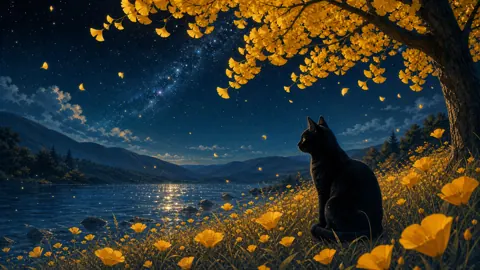 Black Cat by Starry River