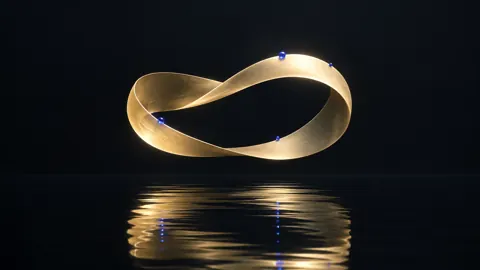 Gold Möbius Ribbon Pool