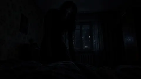 Bedroom Shadow Figure at Night
