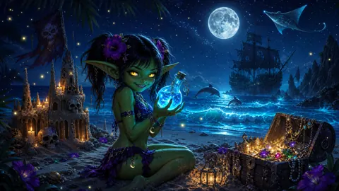 Moonlit Goblin Enchantment live wallpaper