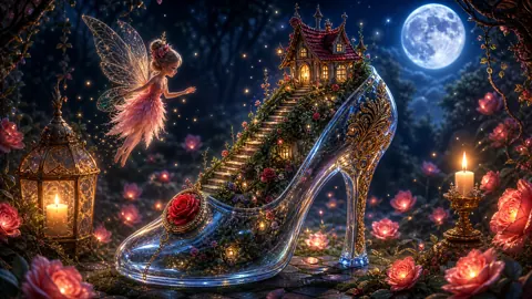 Glass Slipper Fairy Cottage