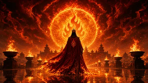Fire King Before Palace