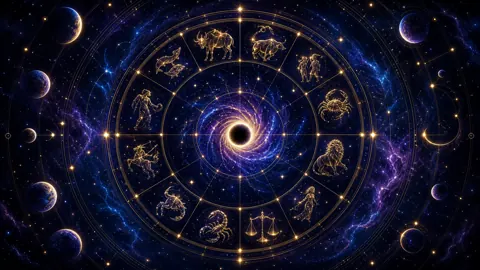 Zodiac Chart Around Black Hole