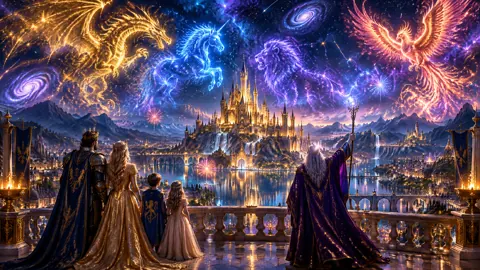 Royal Family at Enchanted Castle
