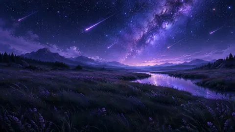Lavender Meadow Meteor Shower
