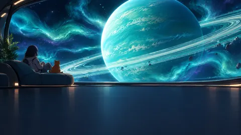 Astronaut and Cat Observatory