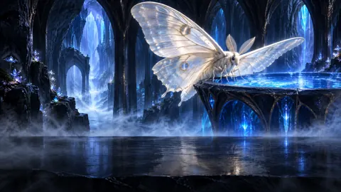 Ivory Moth by Sapphire Pool