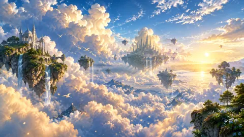 Floating Castles at Sunset