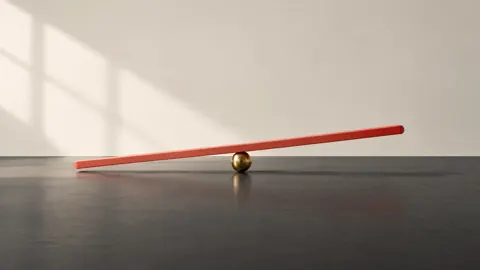 Coral Beam on Brass Sphere