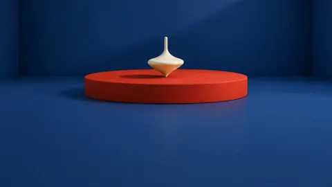 Ivory Top on Red Platform