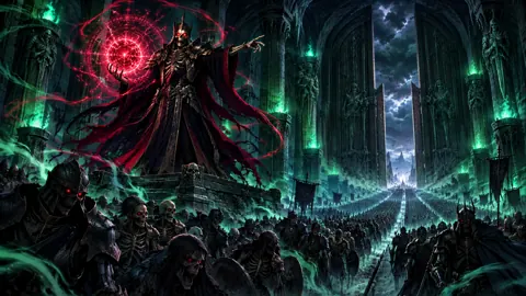 Lich King in Gothic Crypt