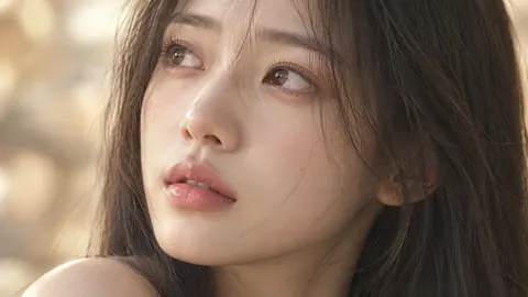 Young Woman Looking Up