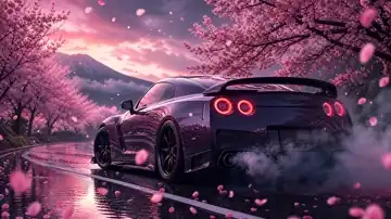 Blossom Drift Ascent live wallpaper