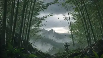 Ghost of Tsushima bamboo forest live wallpaper