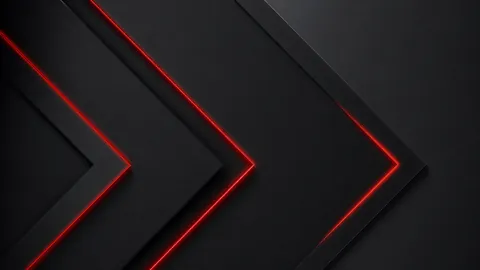 Neon Chevron Shadows live wallpaper