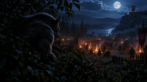Werewolf Over Mercenary Camp