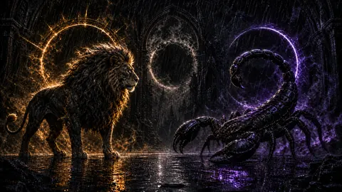 Leo Lion and Scorpio Cathedral