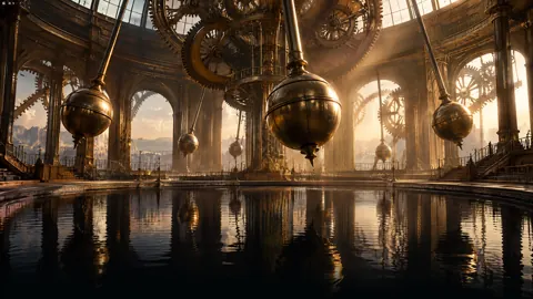 Brass Observatory With Pendulums