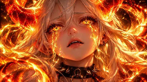 Demoness With Golden Tears