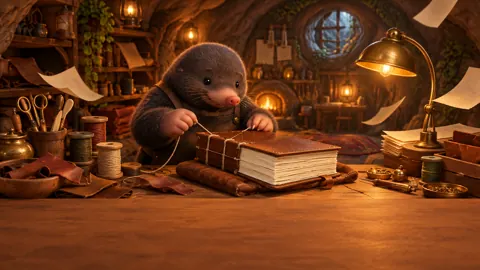 Mole Binding Leather Journal
