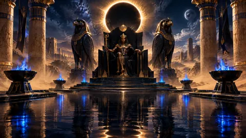 Desert Monarch Beneath Eclipse