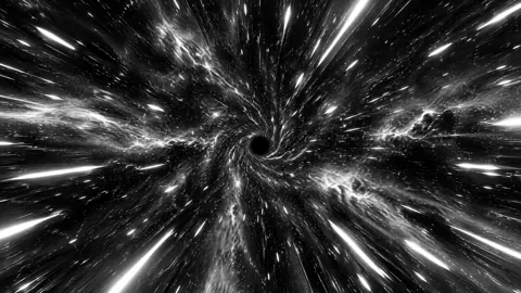 Hyperspace Tunnel Black Singularity