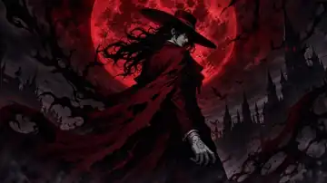 Crimson Moon Alucard live wallpaper