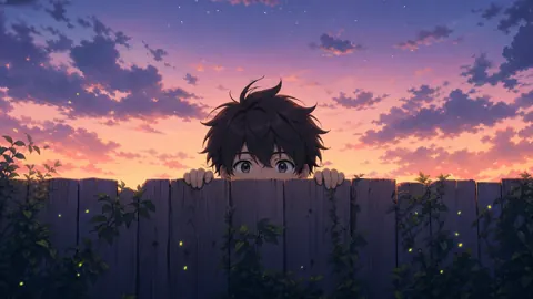 Child Peeking Over Garden Fence