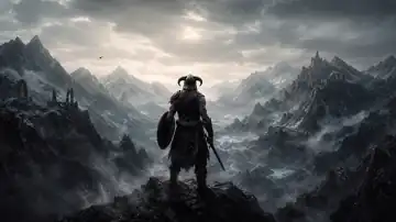 Dragonborn Stormwatch live wallpaper