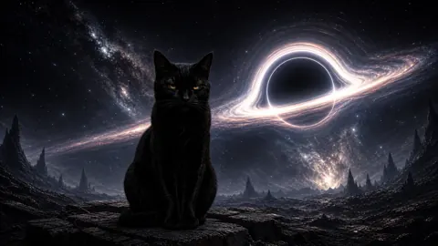 Black Cat by Black Hole