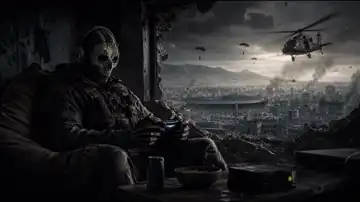 Ghost Over Warzone live wallpaper