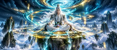 White-Haired Cultivator on Floating Mountain