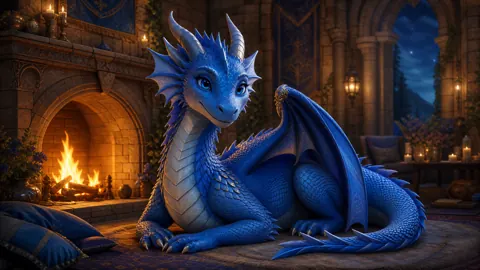 Blue Dragon by Hearth