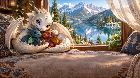 Baby Dragon With Toy Dragons