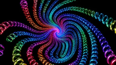 Rainbow Metal Coil Vortex