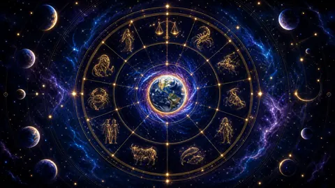 Earth in Golden Zodiac Chart