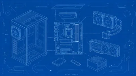 Desktop PC Blueprint Schematic