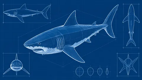 Great White Shark Blueprint