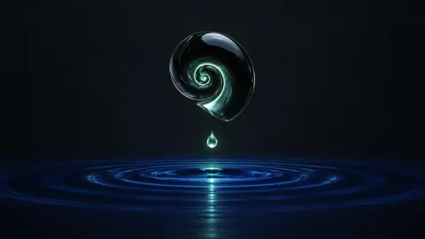 Glowing Spiral Shell Ripple