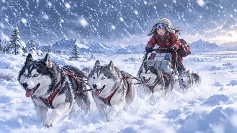 Husky Mail Courier Sled