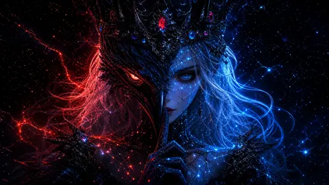 Raven-Masked Starfield Queen