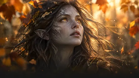 Silver Woodland Spirit at Dawn