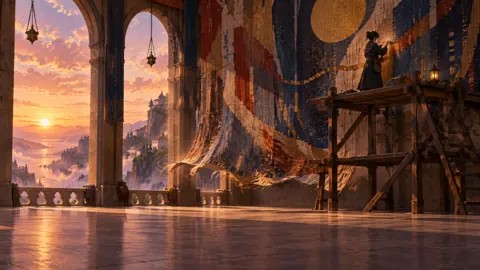 Tapestry Restorer in Cliffside Monastery