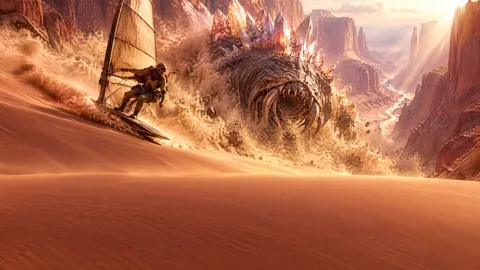 Desert Courier and Crystal Beast