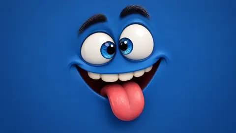 Goofy Face With Tongue Out