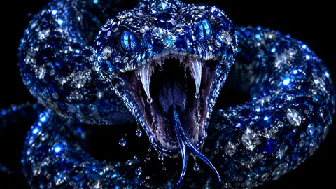 Blue Gemstone Viper Lunge