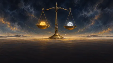 Sun and Moon Balance Scale